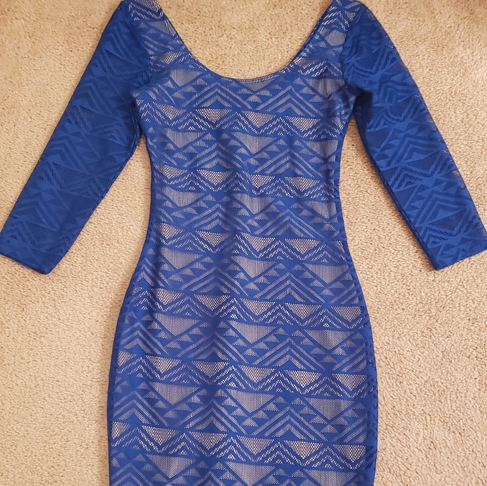 Small blue-beige dress